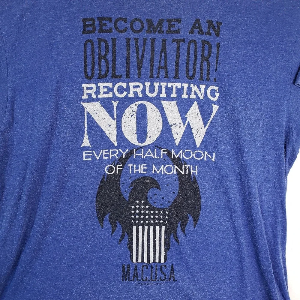 Loot Crate Graphic T-Shirt‎ Mens XXL Fantastic Beasts Oblivator Recruiting Now